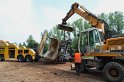 LKW umgestuerzt A 1 Rich Saarbruecken P129